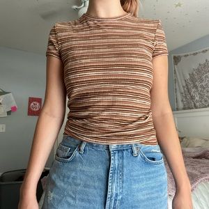 Urban Outfitters Striped Baby Tee